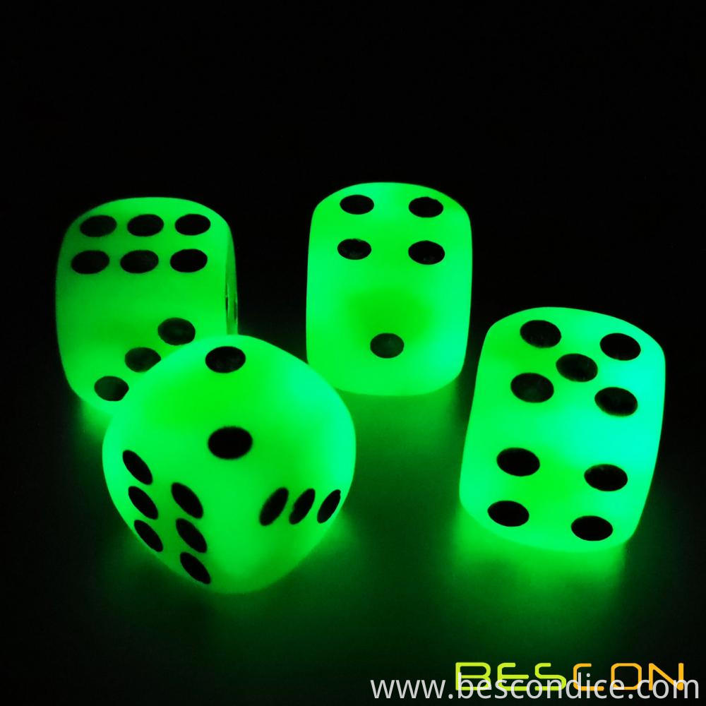 Luminous Jade Glowing 6 Sides Dice 5 Luminous Jade Glowing 6 Sides Dice 5